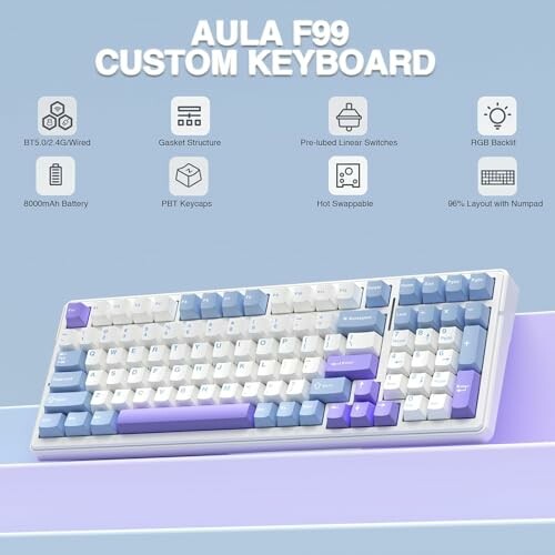 AULA F99 Wireless Mechanical Keyboard