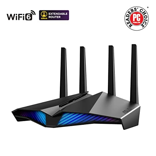 WiFi 6 features: 4X for multi-devices, 2X speed, 7X battery life, 80% range.